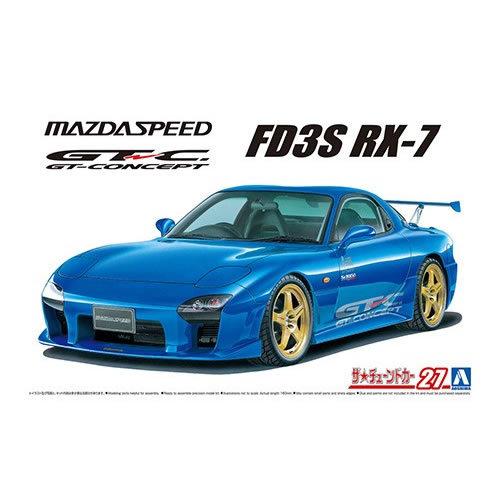 H-4905083061473 アオシマ 1／24 マツダスピード FD3S RX-7 Aスペック ...