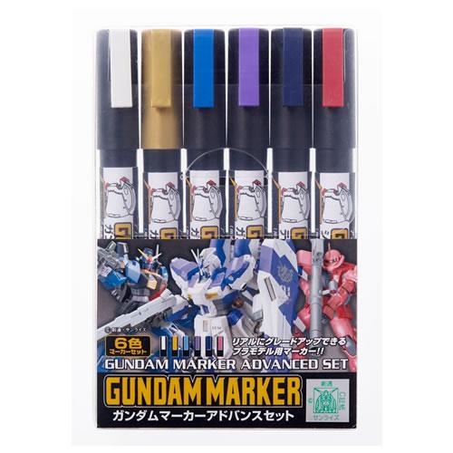 H-4973028505672 GSIクレオス ガンダムマーカーアドバンスセット 6色セット