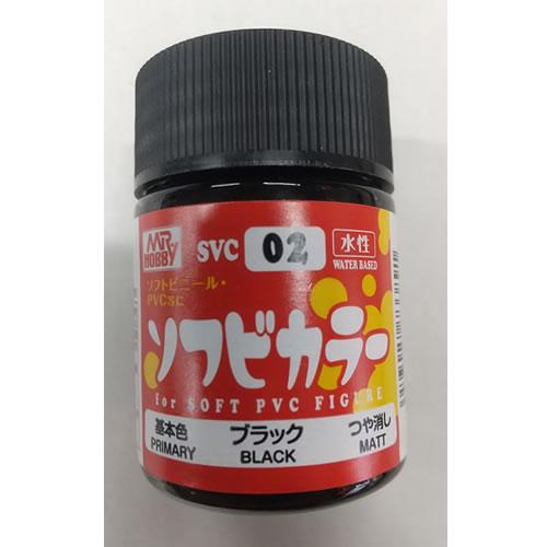 H-4973028733891 GSIクレオス 水性 ソフビカラー ブラック SVC02