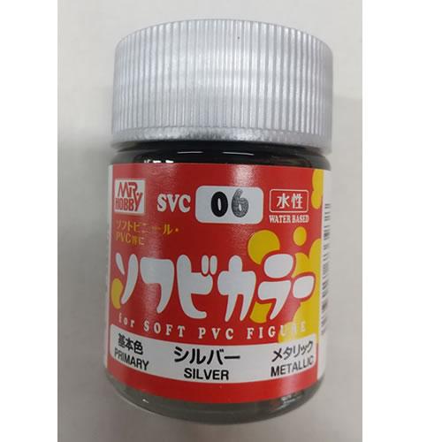 H-4973028733938 GSIクレオス 水性 ソフビカラー シルバー SVC06