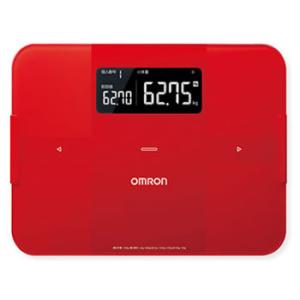 HBF-255T-R オムロン 体重体組成計 カラダスキャン レッド