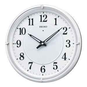 【SEIKO】ファインライトNEO  電波掛時計 自動点灯  KX393W SEIKO KX393W セイコー 夜でも見える電波掛時計（ファインライト