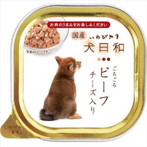 P-4532066007304 わんわん 犬日和 ごろごろビーフ チーズ入り 100g｜l-nana