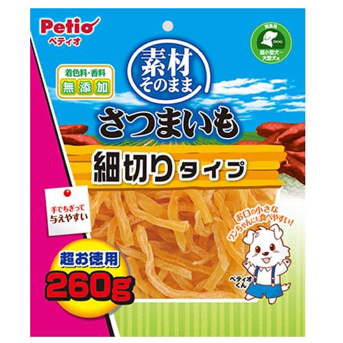 P-4903588144684 ペティオ 素材そのまま さつまいも 細切りタイプ 超お徳用260g ...