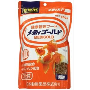 日本動物薬品 ニチドウ メディゴールド 金魚用 浮上性 ３００ｇ 金魚の 