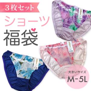ショーツ 大きいサイズ レディース 3枚セット ...の商品画像