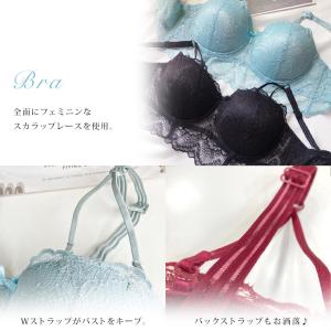 ブラジャー 大きいサイズ ショーツセット レデ...の詳細画像2