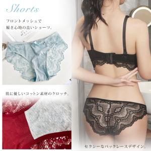 ブラジャー 大きいサイズ ショーツセット レデ...の詳細画像4