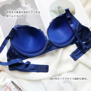 ブラショーツセット 大きいサイズ 花柄レース ...の詳細画像3