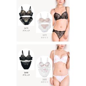 大きいサイズ ブラショーツセット レースブラ ...の詳細画像2