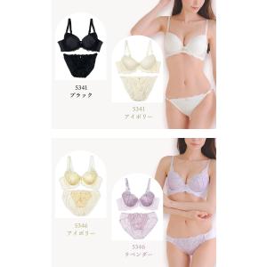 ブラジャー ブラショーツセット 脇高ブラ モー...の詳細画像3
