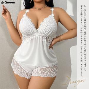 ルームウェア キャミソール ショートパンツ セ...の詳細画像1
