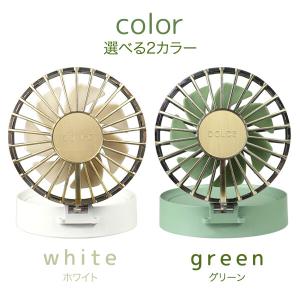 ミラー付き ハンズフリーファン 3WAYハンデ...の詳細画像1