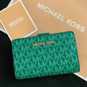 マイケルコース 財布 グリーン 二つ折り財布 MICHAEL KORS/35S3GTVF6O319｜la-blossoms