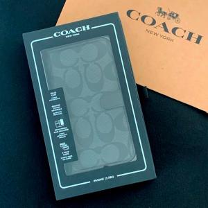 コーチ スマホケース 携帯ケース 手帳型 シグネチャー iPhone 13 Pro COACH/C8024-GPH｜la-blossoms
