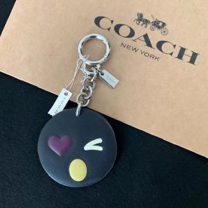 ※訳あり コーチ キーホルダー ハート ウィンク レザー バッグチャーム COACH/F16209-SVBHP｜la-blossoms