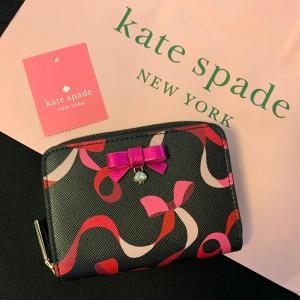 ケイトスペード 財布 コインケース カードケース ピンク リボン kate spade/K4754-001｜la-blossoms