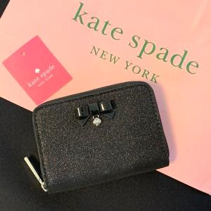 ❤新品未使用❤ケイトスペード キルティング 　二つ折り財布　黒 kate spade NEW YORK（ケイト・スペード ニューヨーク） ケイト