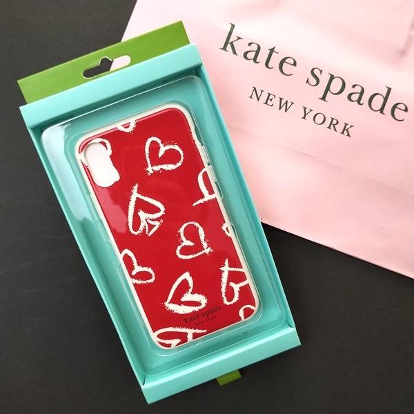 ケイトスペード スマホケース 携帯ケース ハート iPhone XS/X kate spade/WI...