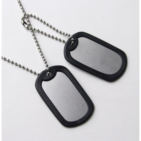 ＵＳ．ドッグタグ(新品）（名前打ち込み無、サイレンサー付）１０１Ａ-