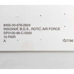US.エアフォース、ROTC.バッジ(新品)19NIの詳細画像3