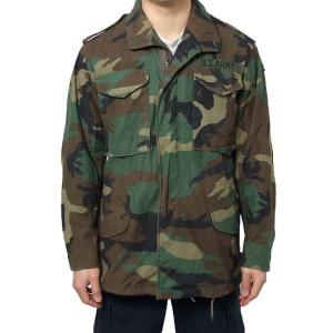 アメリカ軍 ACU デジタルカモ M-65 フィールドジャケット USED A5AU