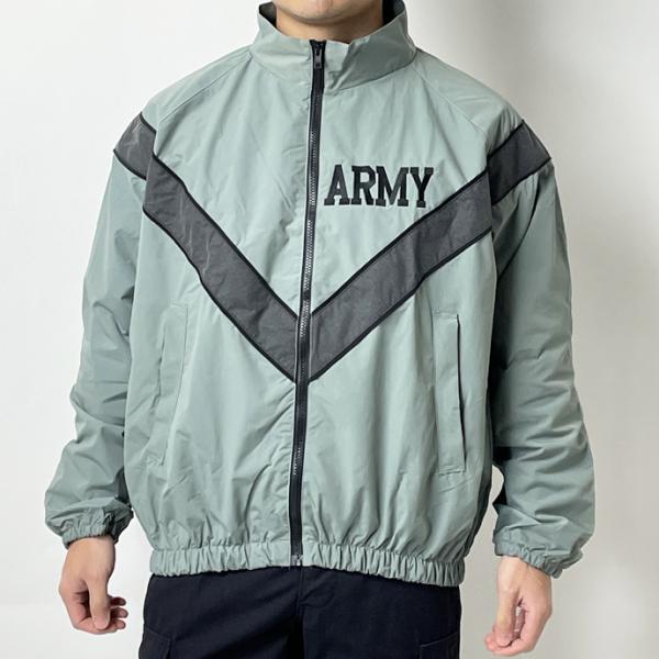 アメリカ軍 U.S.ARMY グレー 前期型 IPFU トレーニングジャケット 新品 A78N=