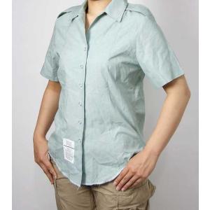 アメリカ陸軍 U.S.ARMY レディース タックイン 半袖ドレスシャツ 新品 AMY-SS-LN-