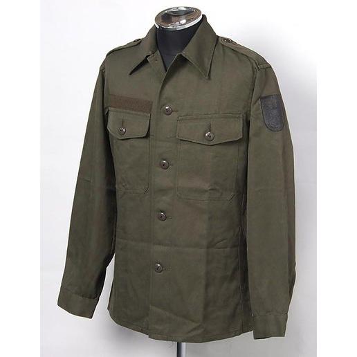 オーストリア軍 厚手 ワッペン付 ファティーグシャツ USED E74UW-
