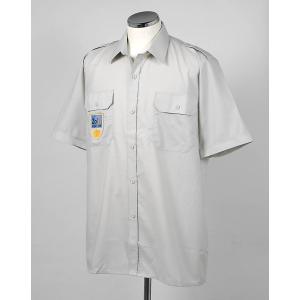 オーストリア軍 グレー 半袖ドレスシャツ 新品 E81SN-
