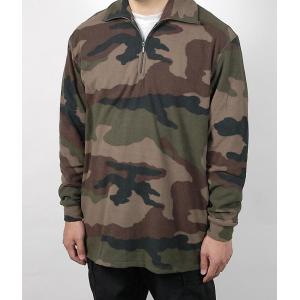 ビッグ フランス軍 CCE カモフラージュ ハーフジップ