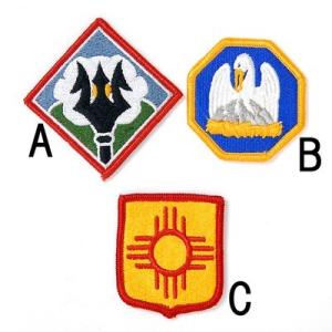 ＵＳ．カラー部隊章ワッペン（新品）５Ａ BRANCH-CN5A