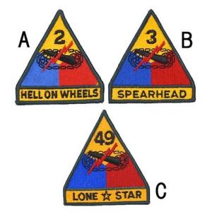 ＵＳ．カラー部隊章ワッペン（新品）BRANCH-CN