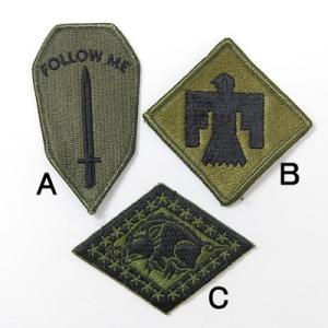 ＵＳ．ＯＤ．部隊章ワッペン（新品）１Ａ BRANCH-GN1A