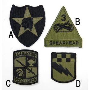 ＵＳ．ＯＤ．部隊章ワッペン（新品）BRANCH-GN