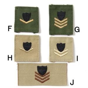 US.ミリタリー襟章(新品)RANK-GN-Sの詳細画像1