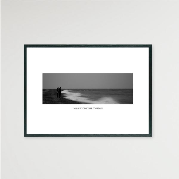アートポスター モダン カップル 海 おしゃれ this precious time togethe...