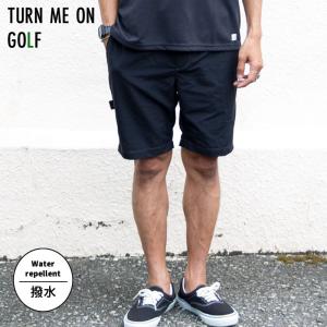 ターンミーオン TURN ME ON golf 撥水 ナイロン素材 ハーフパンツ ショートパンツ ゴルフ 豊田弘治 日本製 Mサイズ ゴルフウェア 涼しい キャンプ　｜la-grande-roue