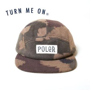 ターンミーオン TURN ME ON ポーラー POLeR コラボレーション サーフキャップ 冬 帽子 キャップ カモフラージュ フリース キャンプ アウトドア 暖かい｜la-grande-roue