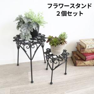 LEAD STYLE 柄抜アイアンスタンド 角形90 ホワイト LAF-090WH フラワー