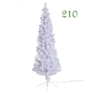 Xmas 高輝度LED ファイバーツリー 210cm ホワイト クリスマスツリー 白｜la-palette