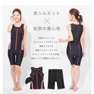 フィットネス水着 レディース 大きいサイズ 最...の詳細画像1