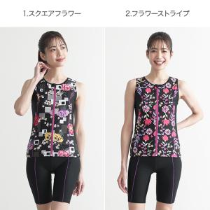 フィットネス 水着 プリント レディース フィ...の詳細画像1