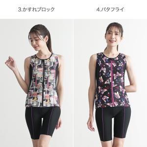 フィットネス 水着 プリント レディース フィ...の詳細画像2