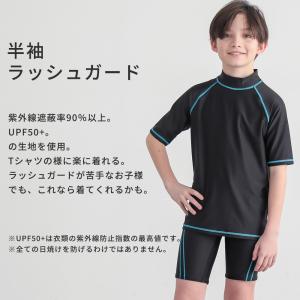 ラッシュガード キッズ スクール水着 スクール...の詳細画像1