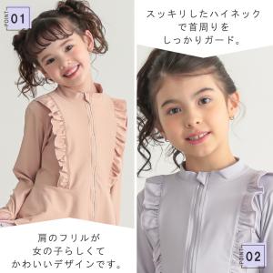 ラッシュガード キッズ ベビー 子供 女の子 ...の詳細画像2