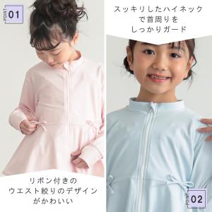 ラッシュガード キッズ ベビー 子供 女の子 ...の詳細画像2