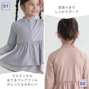 ラッシュガード キッズ ベビー 子供 女の子 ...の詳細画像2