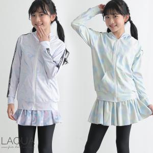 ラッシュガード ジュニア キッズ 女の子 水着...の詳細画像1