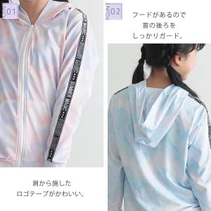 ラッシュガード ジュニア キッズ 女の子 水着...の詳細画像2